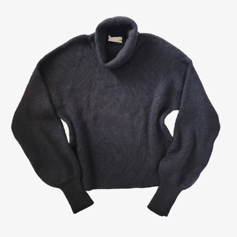 UO Cozy Black Turtleneck Sweater